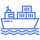 Cargo Boat Icon